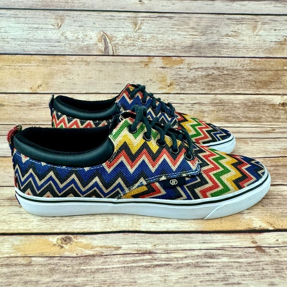 Radii The Jax Mens Low Top Colorful Tribal Lace Up Sneakers 9